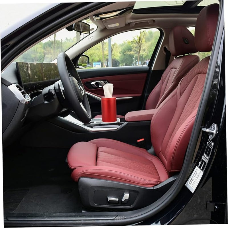 حامل علبة المناديل من سبائك الألومنيوم لتخزين الأسطوانات للسفر والمكتب والمنزل والحمام - Image 2